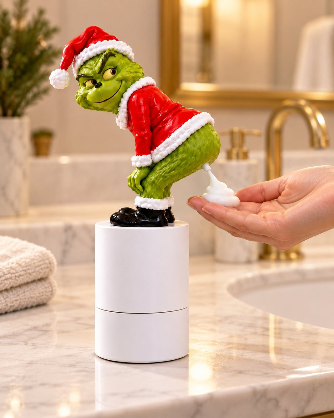 Grumpy Rump Tooting Soap Dispenser — Touch-Free Foam Gag Gift – Grumpy Rump